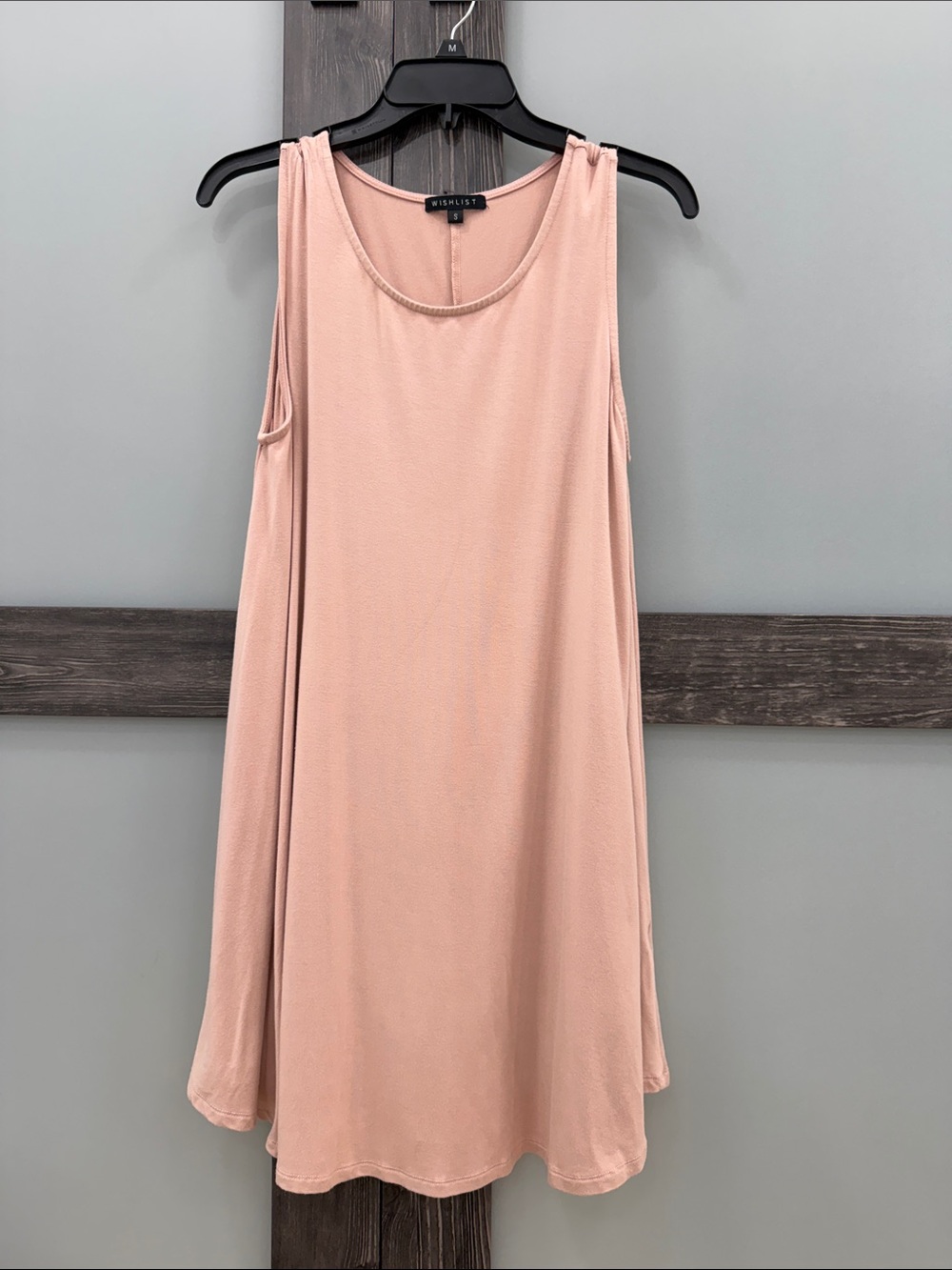 Wishlist Blush Sleeveless Swing Tank Top Dress